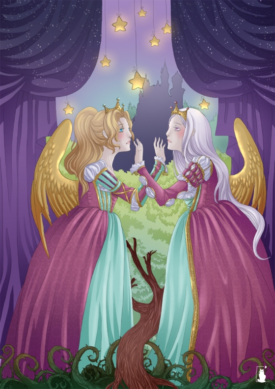 Victoria et DIane, deux reines au grand coeur.